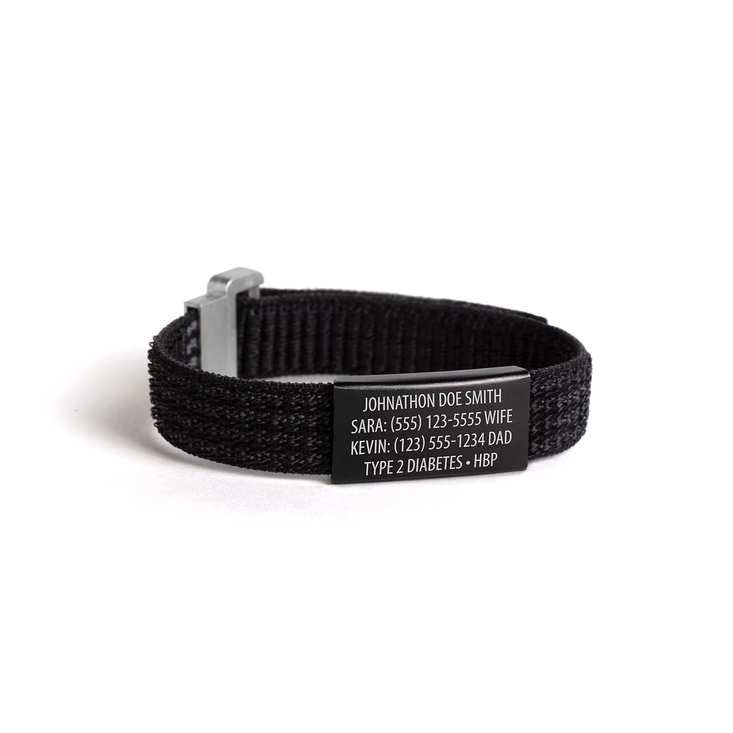 MyID Flex Nylon Medical ID Bracelet - Image 4