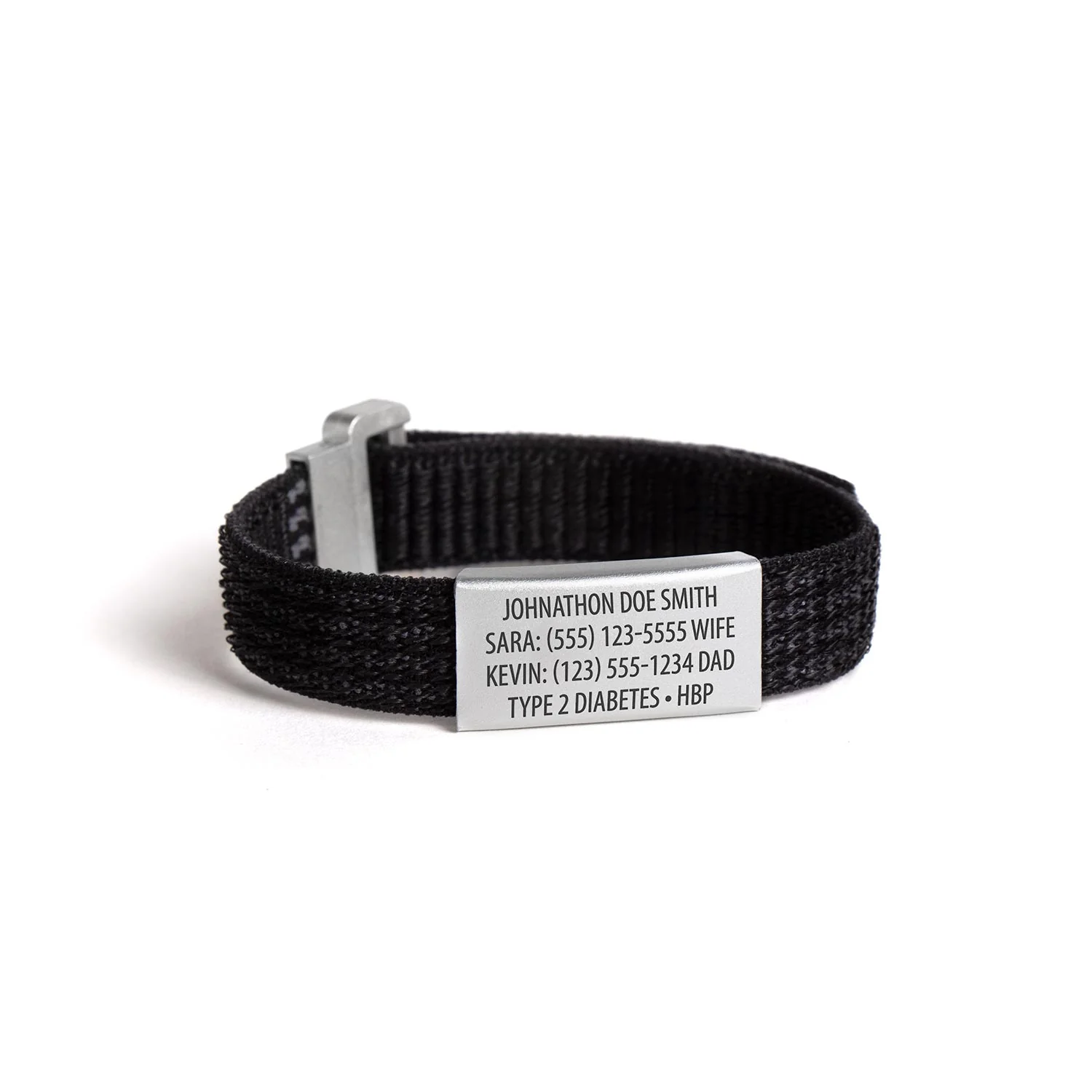 MyID Flex Nylon Medical ID Bracelet - Image 6