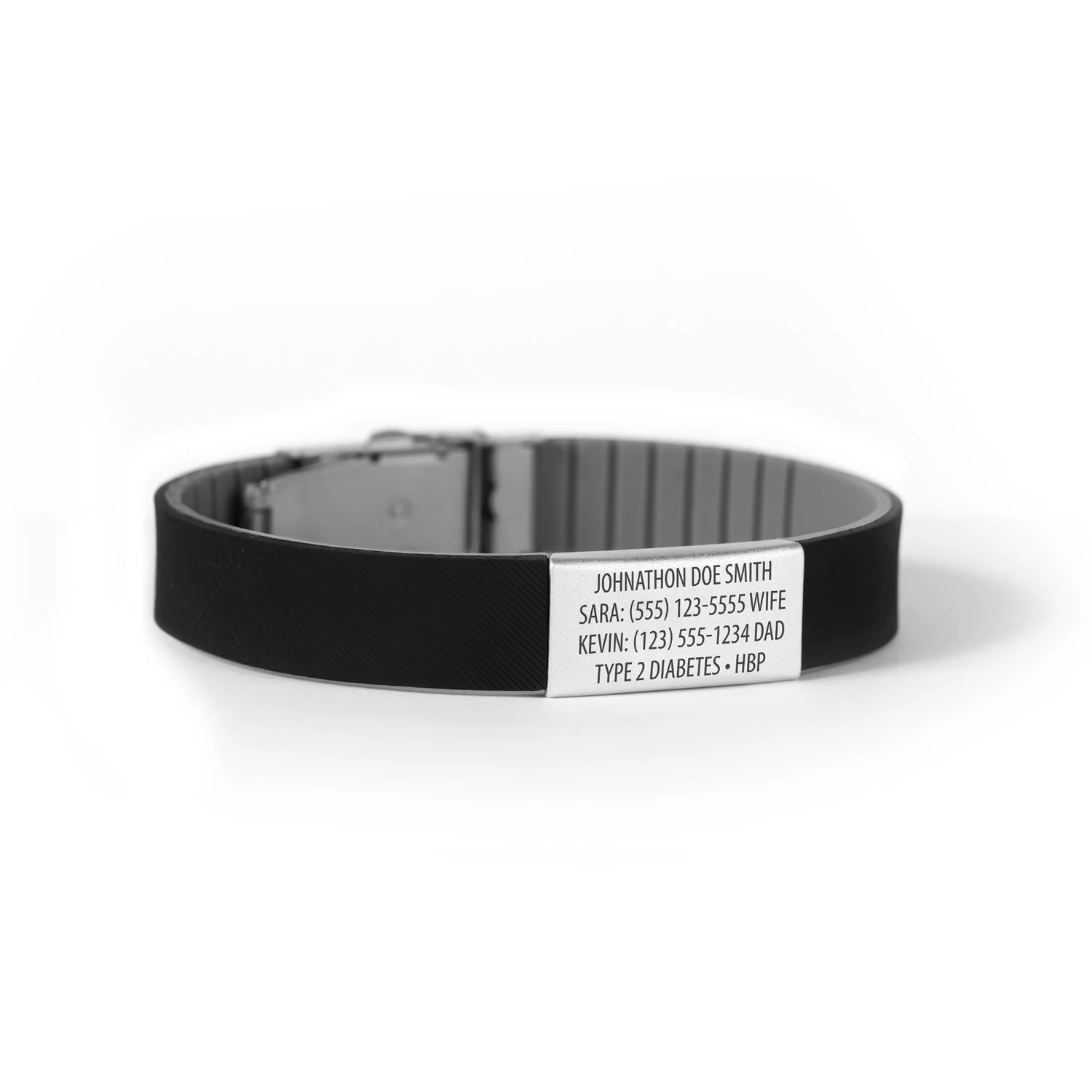 MyID Flex Silicone Medical ID Bracelet - Image 6