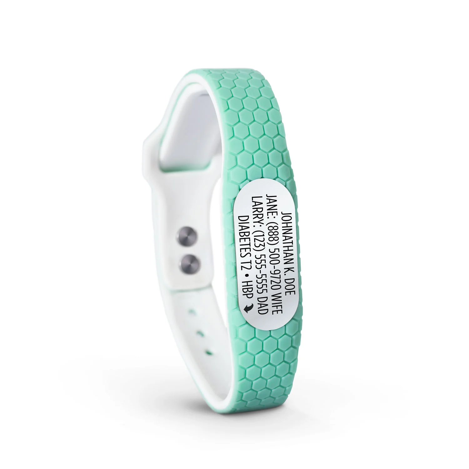 MyID Hive Medical ID Bracelet Mint - Image 6